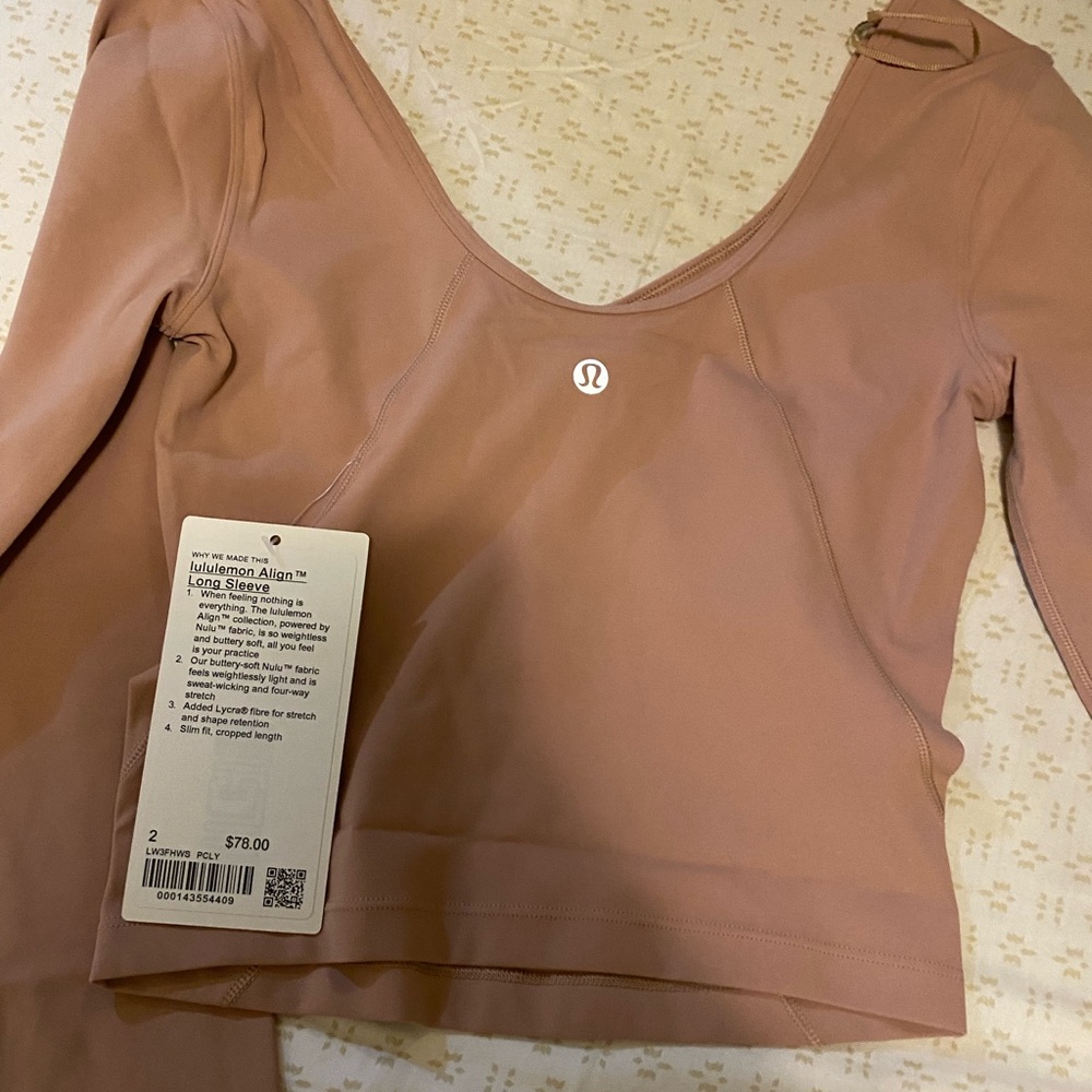 Brand new Lulu lemon align top